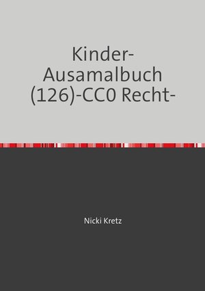 Buchcover Malbuch für Kinder 126 | Nicki Kretz | EAN 9783746789262 | ISBN 3-7467-8926-5 | ISBN 978-3-7467-8926-2