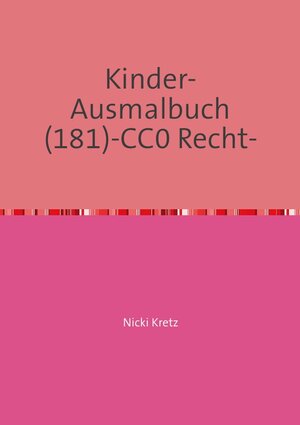 Buchcover Malbuch für Kinder 181 | Nicki Kretz | EAN 9783746792057 | ISBN 3-7467-9205-3 | ISBN 978-3-7467-9205-7