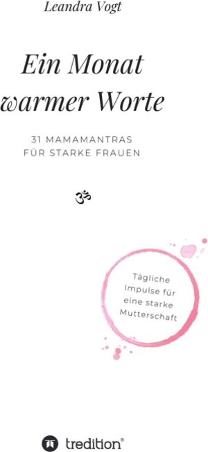 Buchcover Ein Monat warmer Worte | Leandra Vogt | EAN 9783746928821 | ISBN 3-7469-2882-6 | ISBN 978-3-7469-2882-1