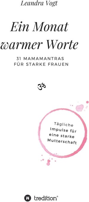 Buchcover Ein Monat warmer Worte | Leandra Vogt | EAN 9783746928838 | ISBN 3-7469-2883-4 | ISBN 978-3-7469-2883-8