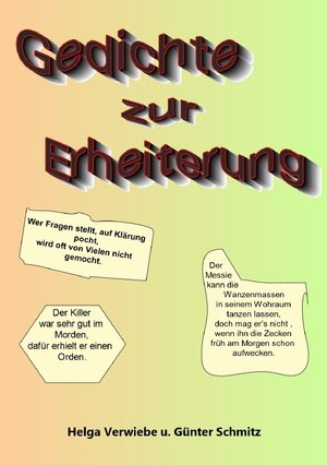 Buchcover Gedichte zur Erheiterung | Günter Schmitz | EAN 9783748506805 | ISBN 3-7485-0680-5 | ISBN 978-3-7485-0680-5