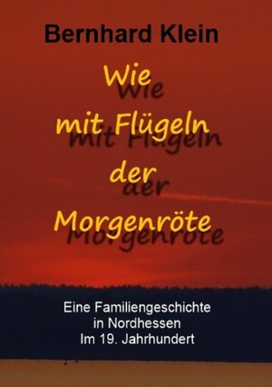 Buchcover Wie mit Flügeln der Morgenröte | Bernhard Klein | EAN 9783748573104 | ISBN 3-7485-7310-3 | ISBN 978-3-7485-7310-4
