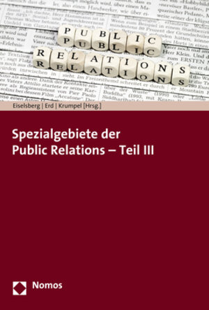 Buchcover Spezialgebiete der Public Relations - Teil III  | EAN 9783748901761 | ISBN 3-7489-0176-3 | ISBN 978-3-7489-0176-1