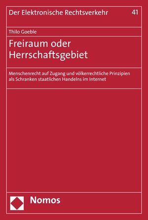 Buchcover Freiraum oder Herrschaftsgebiet | Thilo Goeble | EAN 9783748902522 | ISBN 3-7489-0252-2 | ISBN 978-3-7489-0252-2