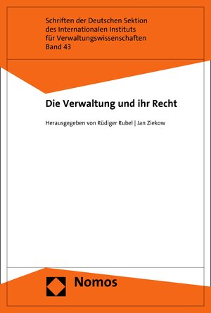 Buchcover Die Verwaltung und ihr Recht  | EAN 9783748904496 | ISBN 3-7489-0449-5 | ISBN 978-3-7489-0449-6