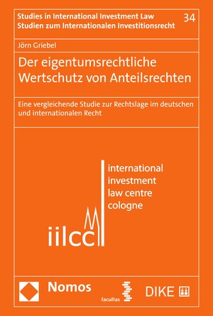 Buchcover Der eigentumsrechtliche Wertschutz von Anteilsrechten | Jörn Griebel | EAN 9783748908920 | ISBN 3-7489-0892-X | ISBN 978-3-7489-0892-0