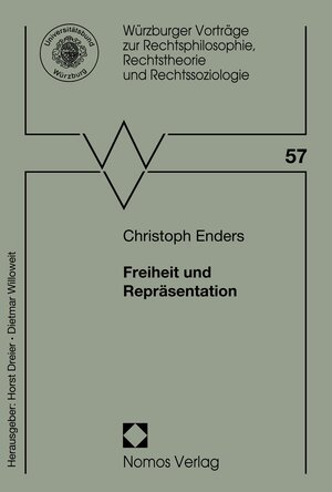 Buchcover Freiheit und Repräsentation | Christoph Enders | EAN 9783748909224 | ISBN 3-7489-0922-5 | ISBN 978-3-7489-0922-4