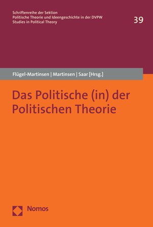 Buchcover Das Politische (in) der Politischen Theorie  | EAN 9783748927907 | ISBN 3-7489-2790-8 | ISBN 978-3-7489-2790-7