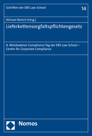 Buchcover Lieferkettensorgfaltspflichtengesetz  | EAN 9783748929703 | ISBN 3-7489-2970-6 | ISBN 978-3-7489-2970-3