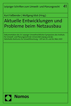 Buchcover Aktuelle Entwicklungen und Probleme beim Netzausbau  | EAN 9783748930976 | ISBN 3-7489-3097-6 | ISBN 978-3-7489-3097-6