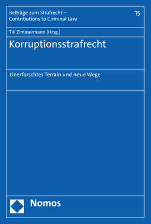 Buchcover Korruptionsstrafrecht  | EAN 9783748933304 | ISBN 3-7489-3330-4 | ISBN 978-3-7489-3330-4