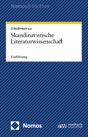 Buchcover Skandinavistische Literaturwissenschaft | Joachim Schiedermair | EAN 9783748933397 | ISBN 3-7489-3339-8 | ISBN 978-3-7489-3339-7