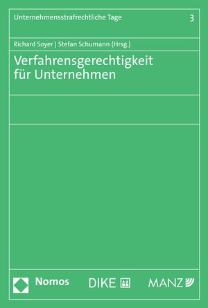Buchcover Verfahrensgerechtigkeit für Unternehmen  | EAN 9783748933939 | ISBN 3-7489-3393-2 | ISBN 978-3-7489-3393-9