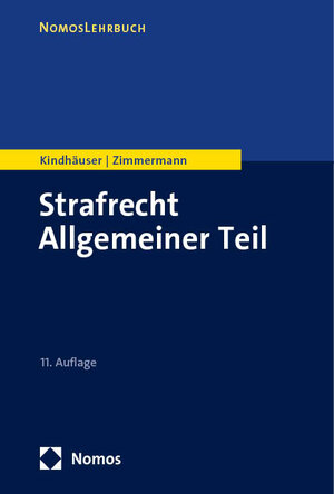 Buchcover Strafrecht Allgemeiner Teil | Urs Kindhäuser | EAN 9783748935575 | ISBN 3-7489-3557-9 | ISBN 978-3-7489-3557-5