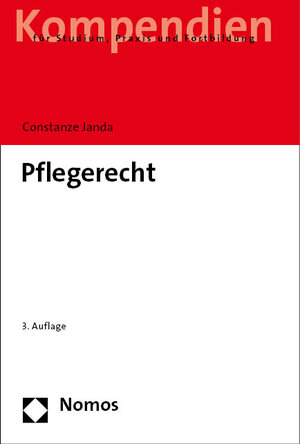 Buchcover Pflegerecht | Constanze Janda | EAN 9783748937630 | ISBN 3-7489-3763-6 | ISBN 978-3-7489-3763-0