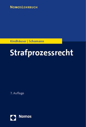 Buchcover Strafprozessrecht | Urs Kindhäuser | EAN 9783748938286 | ISBN 3-7489-3828-4 | ISBN 978-3-7489-3828-6