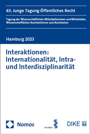 Buchcover Interaktionen: Internationalität, Intra- und Interdisziplinarität  | EAN 9783748942733 | ISBN 3-7489-4273-7 | ISBN 978-3-7489-4273-3