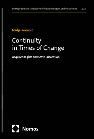 Buchcover Continuity in Times of Change | Nadja Reimold | EAN 9783748943396 | ISBN 3-7489-4339-3 | ISBN 978-3-7489-4339-6
