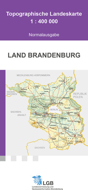 Buchcover Topographische Landeskarte 1:400000, Land Brandenburg  | EAN 9783749045792 | ISBN 3-7490-4579-8 | ISBN 978-3-7490-4579-2