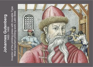 Buchcover Gutenberg / Johannes Gutenberg Lenticular  | EAN 9783749303229 | ISBN 3-7493-0322-3 | ISBN 978-3-7493-0322-9
