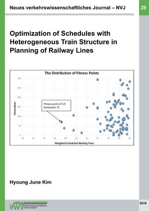 Buchcover Optimization of Schedules with Heterogeneous Train Structure in Plan-ning of Railway Lines | Hyoung June Kim | EAN 9783749485062 | ISBN 3-7494-8506-2 | ISBN 978-3-7494-8506-2
