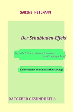 Buchcover Der Schubladen-Effekt - Ratgeber Gesundheit 6 | Sabine Heilmann | EAN 9783750258570 | ISBN 3-7502-5857-0 | ISBN 978-3-7502-5857-0