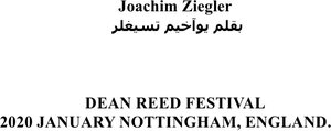 Buchcover DEAN REED FESTIVAL 2020 JANUARY NOTTINGHAM, ENGLAND. | Joachim Ziegler | EAN 9783750280304 | ISBN 3-7502-8030-4 | ISBN 978-3-7502-8030-4