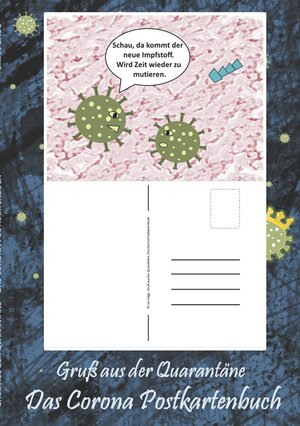 Buchcover Gruß aus der Quarantäne - DAS CORONA POSTKARTENBUCH | Brian Gagg | EAN 9783750427938 | ISBN 3-7504-2793-3 | ISBN 978-3-7504-2793-8