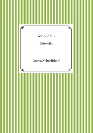 Buchcover Sütterlin | Berger Antonius | EAN 9783750442023 | ISBN 3-7504-4202-9 | ISBN 978-3-7504-4202-3