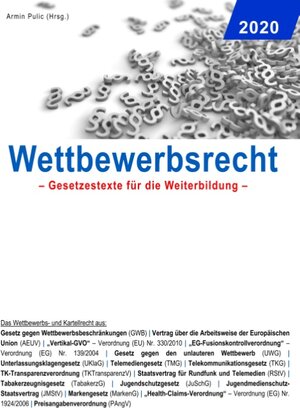 Buchcover Wettbewerbsrecht 2020  | EAN 9783750461659 | ISBN 3-7504-6165-1 | ISBN 978-3-7504-6165-9