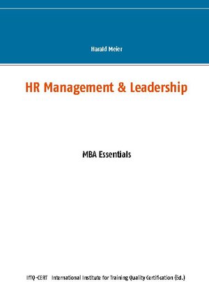 Buchcover HR Management & Leadership | Harald Meier | EAN 9783750498532 | ISBN 3-7504-9853-9 | ISBN 978-3-7504-9853-2