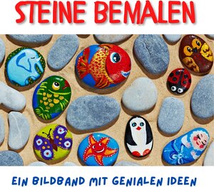 Buchcover Steine bemalen  | EAN 9783750505421 | ISBN 3-7505-0542-X | ISBN 978-3-7505-0542-1