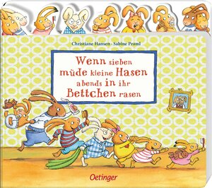 Buchcover Wenn sieben müde kleine Hasen abends in ihr Bettchen rasen | Sabine Praml | EAN 9783751200905 | ISBN 3-7512-0090-8 | ISBN 978-3-7512-0090-5