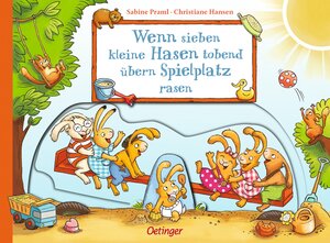 Buchcover Wenn sieben kleine Hasen tobend übern Spielplatz rasen | Sabine Praml | EAN 9783751205092 | ISBN 3-7512-0509-8 | ISBN 978-3-7512-0509-2