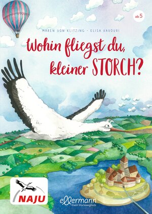 Buchcover Wohin fliegst du, kleiner Storch? | Maren von Klitzing | EAN 9783751400084 | ISBN 3-7514-0008-7 | ISBN 978-3-7514-0008-4