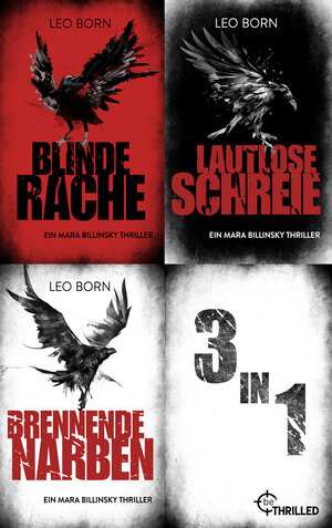 Buchcover Blinde Rache - Lautlose Schreie - Brennende Narben | Leo Born | EAN 9783751743242 | ISBN 3-7517-4324-3 | ISBN 978-3-7517-4324-2