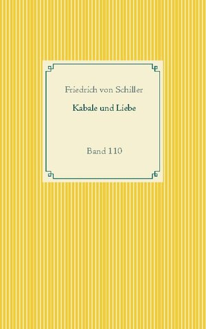 Buchcover Kabale und Liebe | Friedrich von Schiller | EAN 9783751998697 | ISBN 3-7519-9869-1 | ISBN 978-3-7519-9869-7