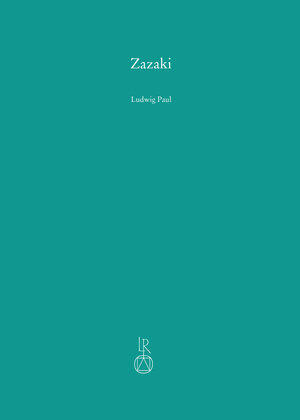 Buchcover Zazaki | Ludwig Paul | EAN 9783752008012 | ISBN 3-7520-0801-6 | ISBN 978-3-7520-0801-2