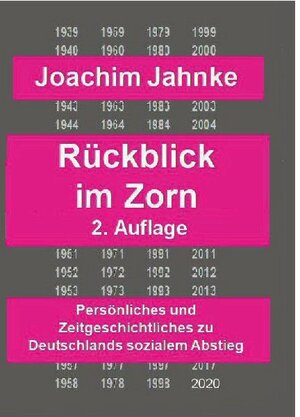 Buchcover Rückblick im Zorn - Neuauflage | Joachim Jahnke | EAN 9783752662900 | ISBN 3-7526-6290-5 | ISBN 978-3-7526-6290-0