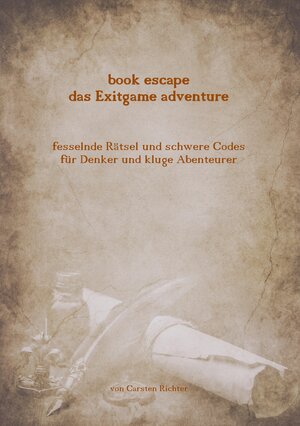 Buchcover Book escape - das Exitgame adventure | Carsten Richter | EAN 9783752862058 | ISBN 3-7528-6205-X | ISBN 978-3-7528-6205-8