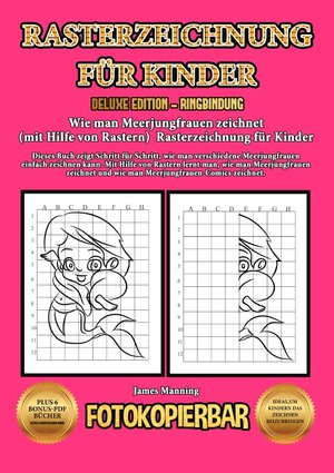 Buchcover Wie man Meerjungfrauen zeichnet (mit Hilfe von Rastern) Rasterzeichnung für Kinder | James Manning | EAN 9783752964059 | ISBN 3-7529-6405-7 | ISBN 978-3-7529-6405-9