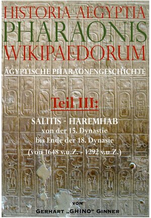 Buchcover Historia Aegiptia Pharaonis Wikipaedorum, Teil III | gerhart ginner | EAN 9783752973679 | ISBN 3-7529-7367-6 | ISBN 978-3-7529-7367-9