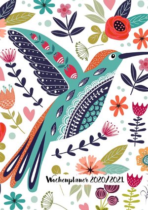 Buchcover Wochenplaner 2020 2021 Okt 20 - Dez 21 | Musterstück Grafik | EAN 9783753100272 | ISBN 3-7531-0027-7 | ISBN 978-3-7531-0027-2