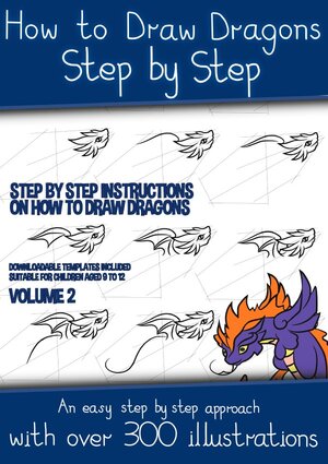 Buchcover How to Draw Dragons Step by Step - Volume 2 - (Step by step instructions on how to draw dragons) | James Manning | EAN 9783753105772 | ISBN 3-7531-0577-5 | ISBN 978-3-7531-0577-2