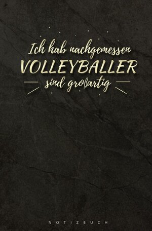 Buchcover Notizbuch für Volleyballer | Magdalena Paul | EAN 9783753146119 | ISBN 3-7531-4611-0 | ISBN 978-3-7531-4611-9