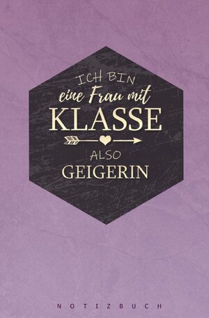 Buchcover Notizbuch Geigerin | Konrad Klix | EAN 9783753148526 | ISBN 3-7531-4852-0 | ISBN 978-3-7531-4852-6