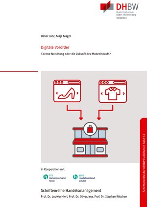 Buchcover Digitale Vororder - Corona-Notlösung oder die Zukunft des Modeeinkaufs? | Maja Mager | EAN 9783753425269 | ISBN 3-7534-2526-5 | ISBN 978-3-7534-2526-9