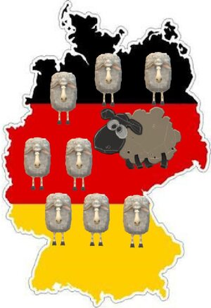 Buchcover Schlaf deutsches Schaf schlaf, die Merkel ist das böse Schaf! | Dr. Michael Roscher | EAN 9783754107973 | ISBN 3-7541-0797-6 | ISBN 978-3-7541-0797-3
