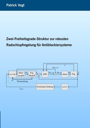 Buchcover Zwei-Freiheitsgrade-Struktur zur robusten Radschlupfregelung für Antiblockiersysteme | Patrick Vogt | EAN 9783754113431 | ISBN 3-7541-1343-7 | ISBN 978-3-7541-1343-1