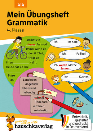 Buchcover Mein Übungsheft Grammatik 4. Klasse | Ulrike Maier | EAN 9783754214145 | ISBN 3-7542-1414-4 | ISBN 978-3-7542-1414-5